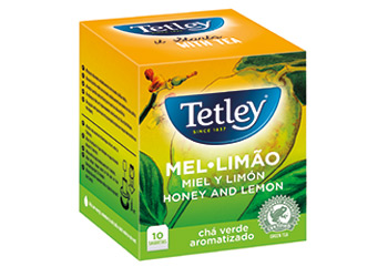 Tetley Chá Verde Com Mel e Limão