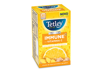 Tetley Super Tea Immune com Vitamina C