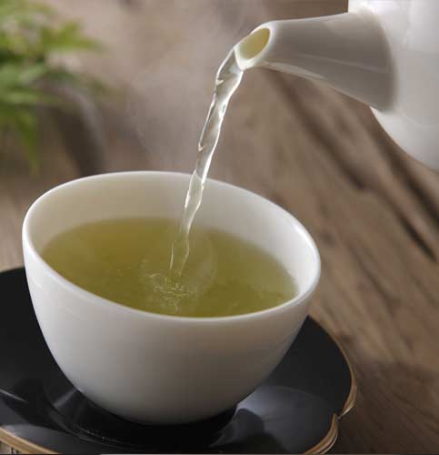 Preparando Chá Verde